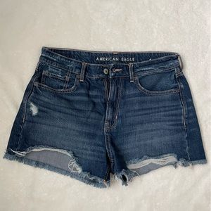 Dark Blue American Eagle Jean Shorts